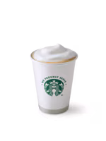 Cappuccino in WPS cup - menu board